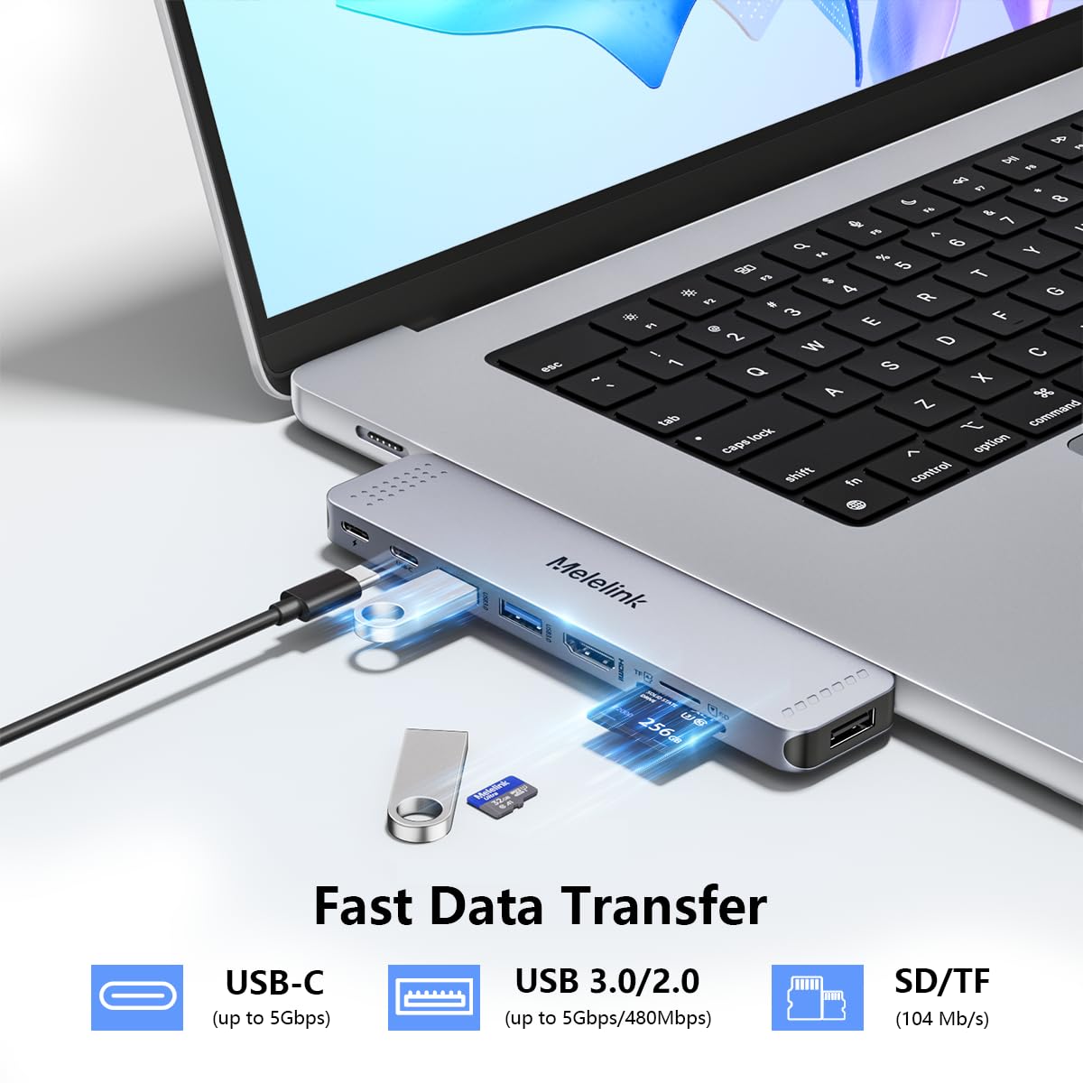 Amazon | USB Cハブアダプター MacBook Pro/Air M4 M3 M2 M1